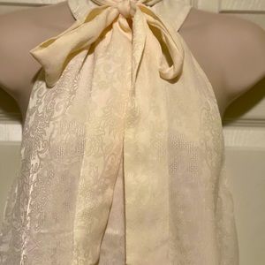Express Sleeveless Bow Tie Blouse